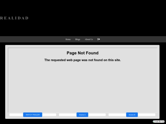Realidad Semi Main Page screenshot