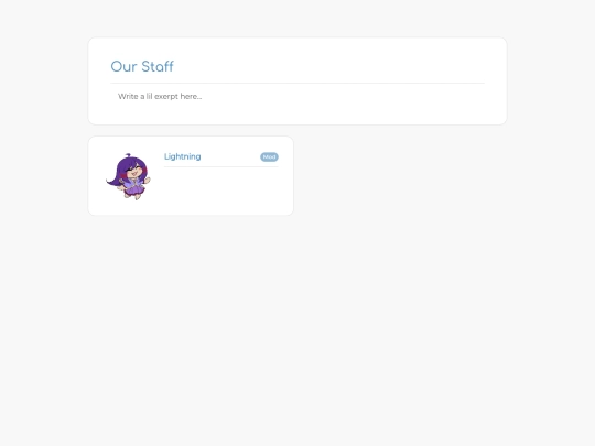staff screenshot
