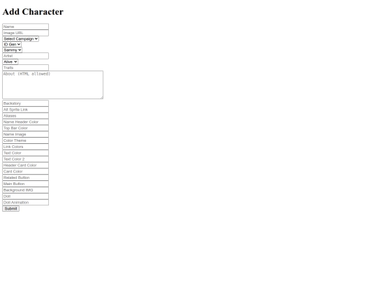 test screenshot