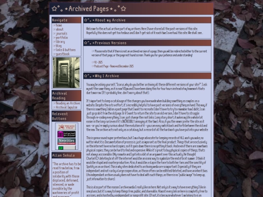 archive screenshot