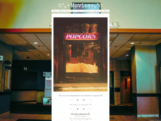 library/movies screenshot
