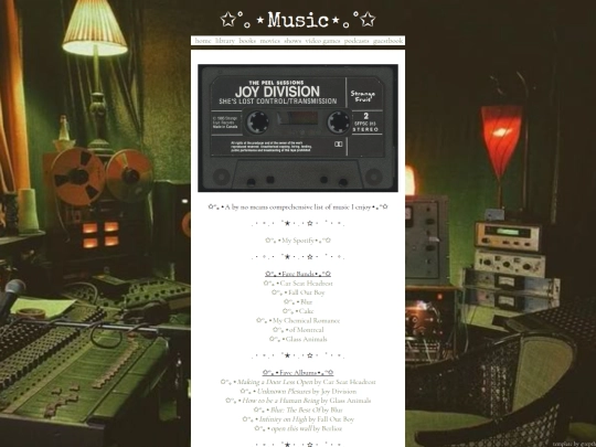 library/music screenshot