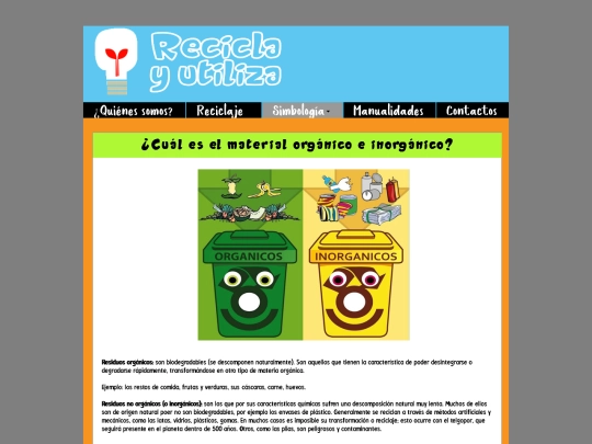 material-orgánico-e-inorgánico screenshot
