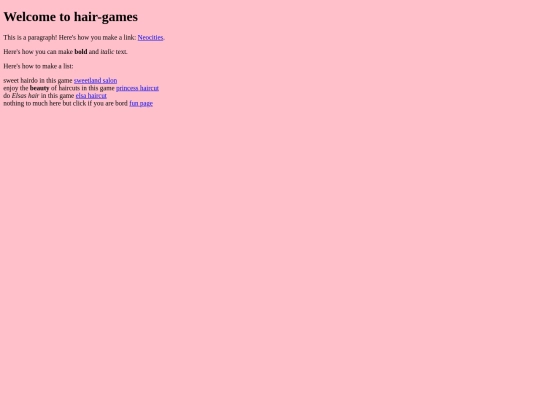 hair-games screenshot