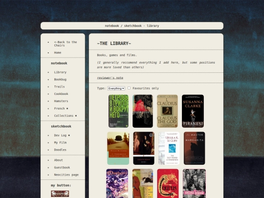 MiscNotebook/Literature screenshot