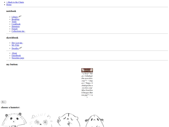 MiscNotebook/Menu screenshot