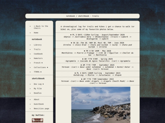 MiscNotebook/Trails screenshot