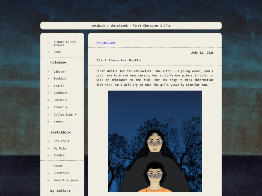 MiscNotebook/posts/MyFilm_01_First-Character-Drafts screenshot