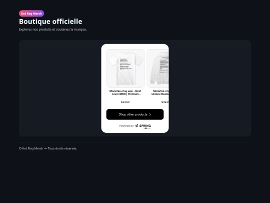 KotRogMerch screenshot