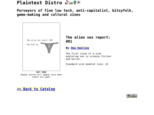 zines/aliensex screenshot