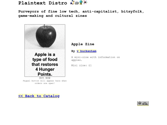 zines/apple screenshot