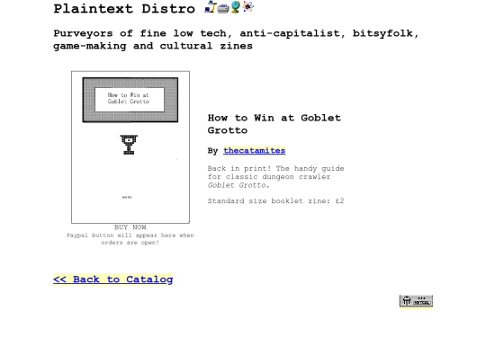 zines/goblet screenshot