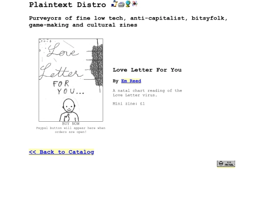 zines/loveletter screenshot