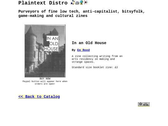 zines/oldhouse screenshot