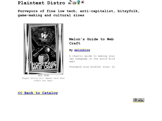 zines/webcraft screenshot