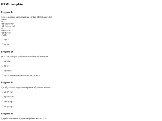 exam screenshot