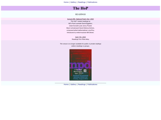Readings screenshot