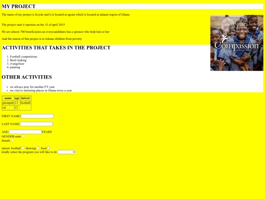 index screenshot
