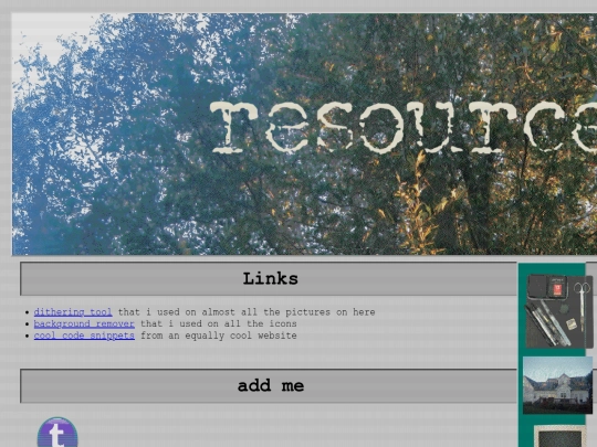resources screenshot