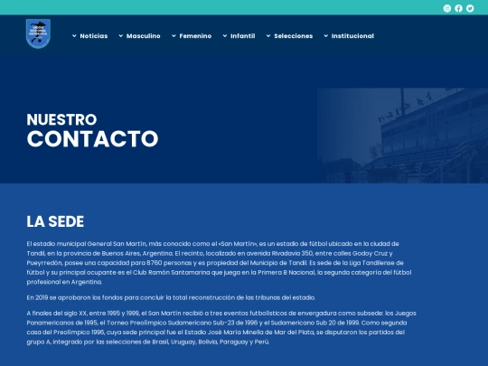 html/institucional/contacto screenshot