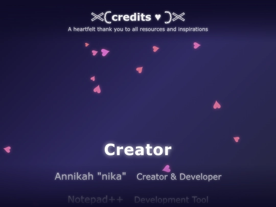 credits screenshot