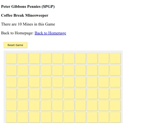 minesweeper screenshot