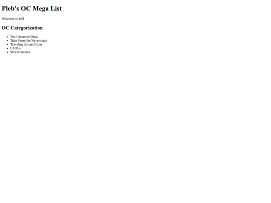 index screenshot