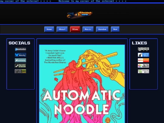 blog screenshot
