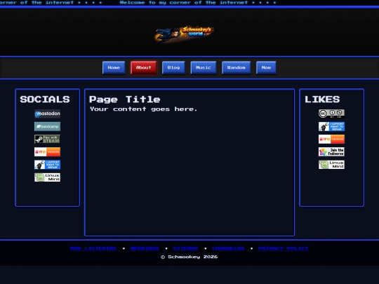page-template screenshot
