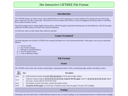 nd/ff_ciftree screenshot
