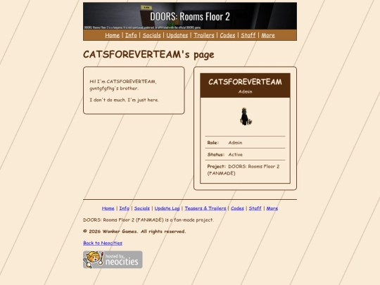 CATSFOREVERTEAM screenshot