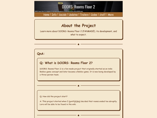 Info screenshot