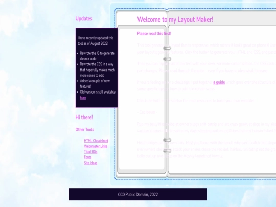 index screenshot