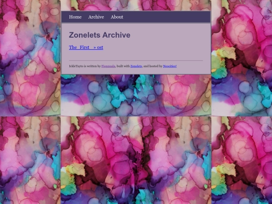 archive screenshot