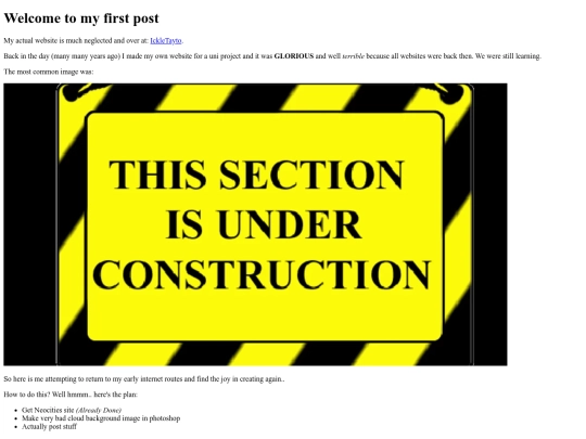 posts/The_First_Post screenshot