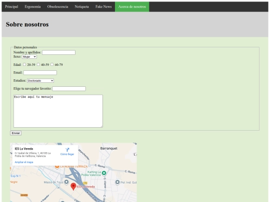 nosotros screenshot