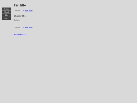 Fic_First_Chapter screenshot