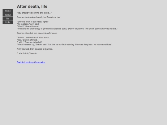LobotomyCorporation/AfterDeathLife screenshot