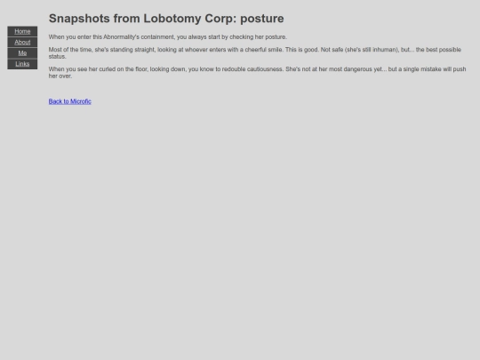 Microfic/LC_Posture screenshot