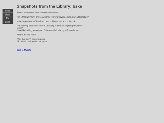Microfic/LoR_Bake screenshot