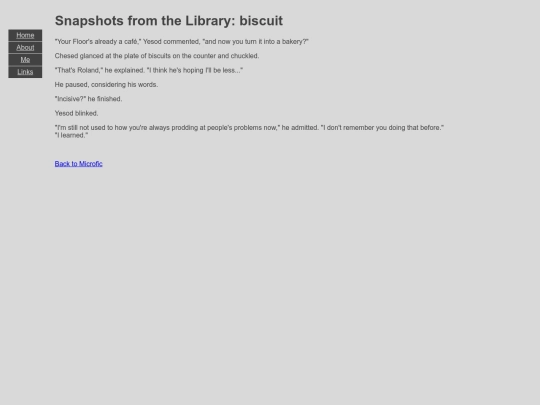 Microfic/LoR_Biscuit screenshot