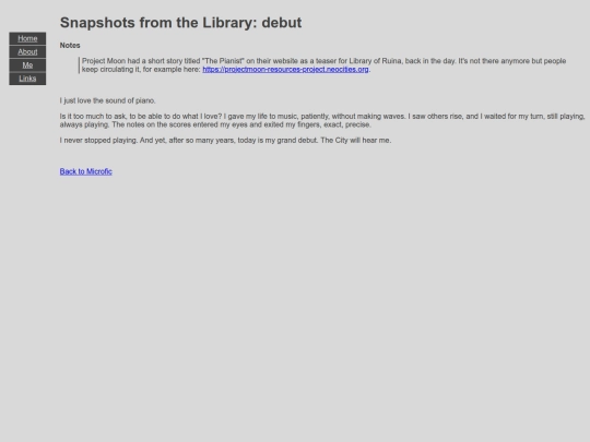 Microfic/LoR_Debut screenshot