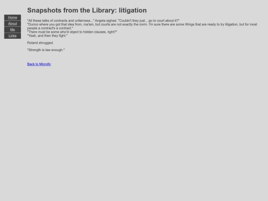 Microfic/LoR_Litigation screenshot