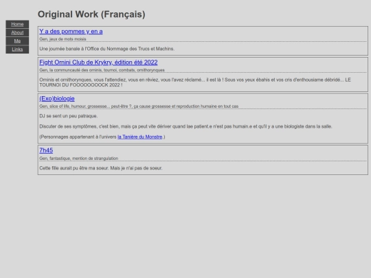 OriginalWorkFR screenshot