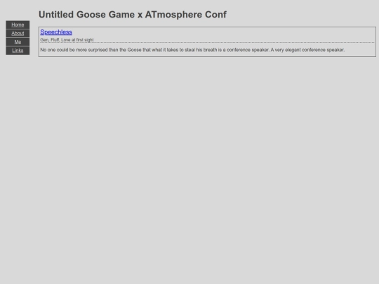 UntitledGooseGame_ATmosphereConf screenshot
