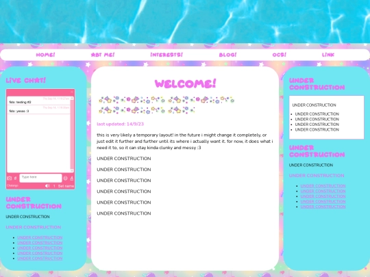 test screenshot