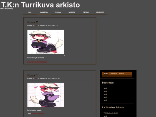 webbi/GalleriaSivu screenshot