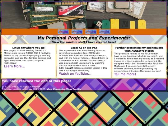 projects screenshot