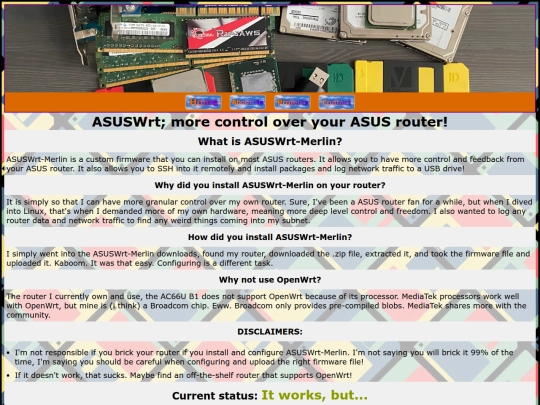 projects/asuswrt-merlin screenshot