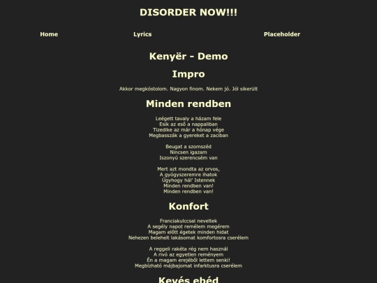 lyrics/kenyer_demo screenshot